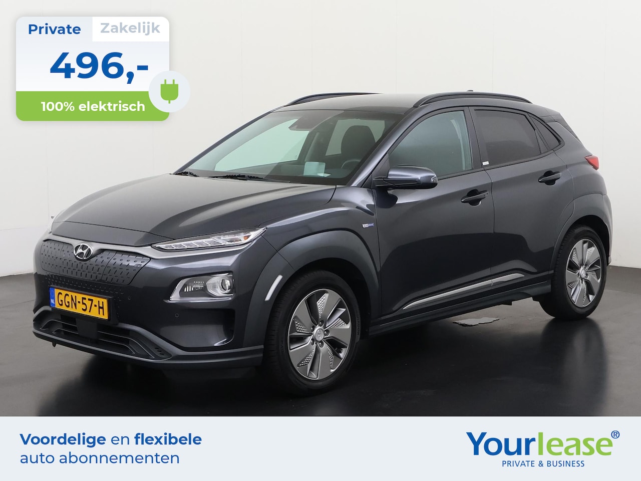 Hyundai Kona Electric - EV Style 64 kWh | All-in 496,- Private Lease | Direct uit voorraad - AutoWereld.nl
