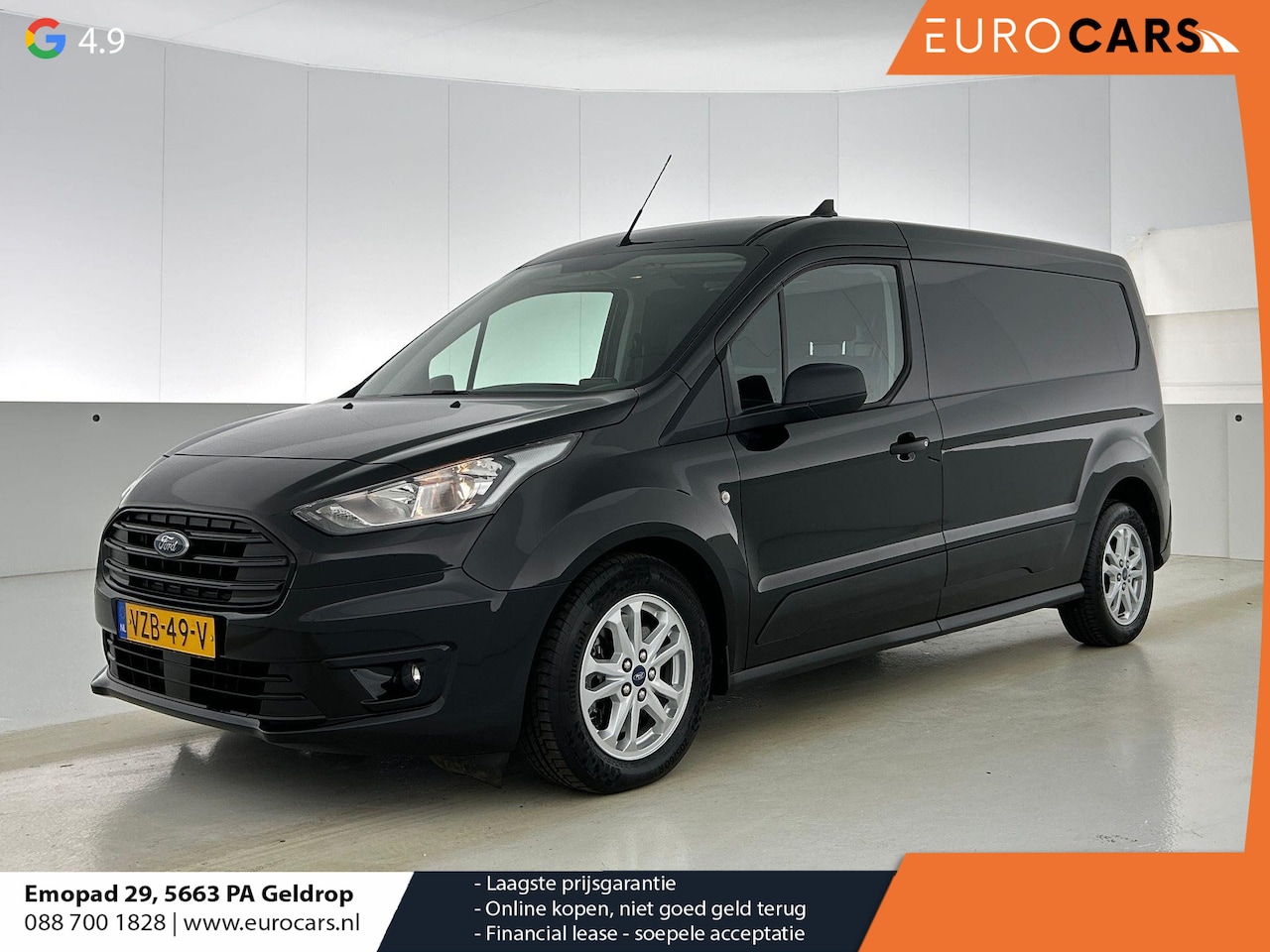Ford Transit Connect - 1.5 EcoBlue L2 Trend Automaat Navigatie Airco Parkeersensoren Cruise Control 3Zits Camera - AutoWereld.nl