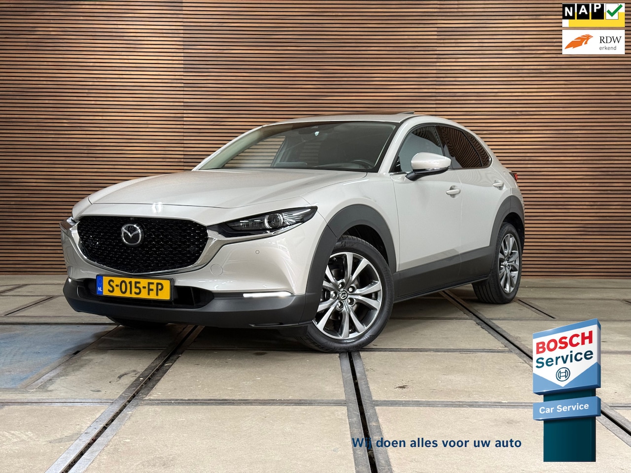 Mazda CX-30 - 2.0 e-SkyActiv-X M Hybrid Luxury | Pano | Leder | HUD | ACC | Dodehoekdetectie | 180 PK | - AutoWereld.nl