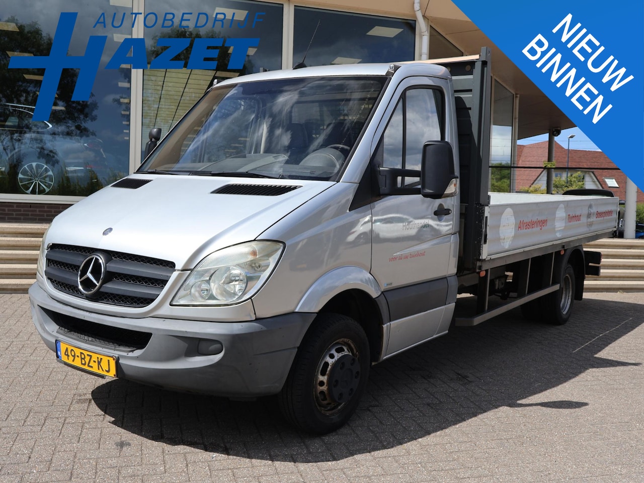 Mercedes-Benz Sprinter - 515 2.2 CDI 150 PK DUBBEL LUCHT OPEN LAADBAK *135.178 KM!* + TREKHAAK 3500 KG - AutoWereld.nl