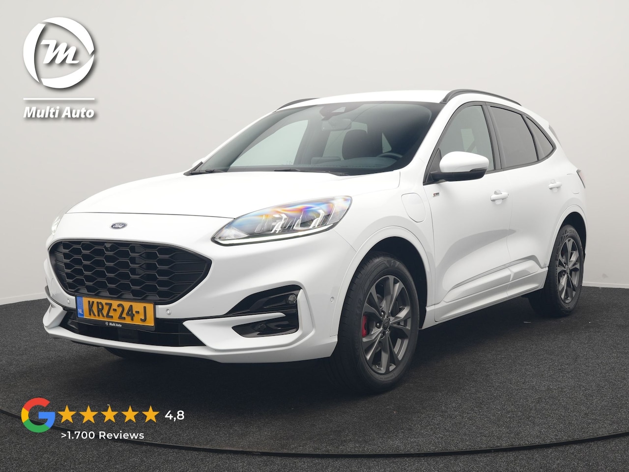 Ford Kuga - 2.5 ST-Line PHEV 225pk Dealer O.H. | Adaptive Cruise | 360 Camera | Sportstoelen Verwarmd - AutoWereld.nl