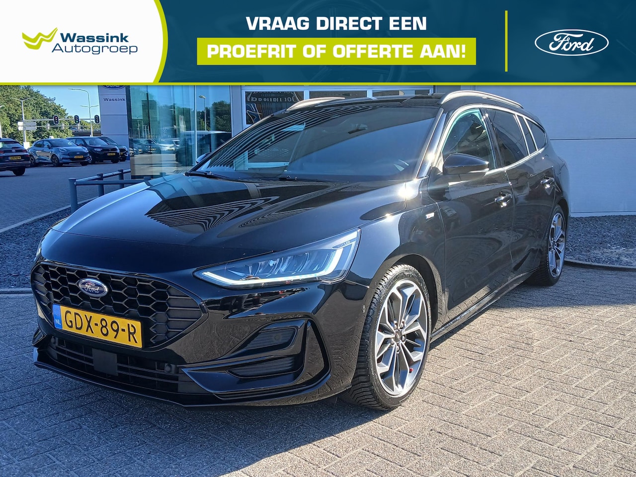 Ford Focus Wagon - 1.0 EcoBoost Hybrid ST Line X | Trekhaak | Navigatie | Winter pakket | Camera | - AutoWereld.nl