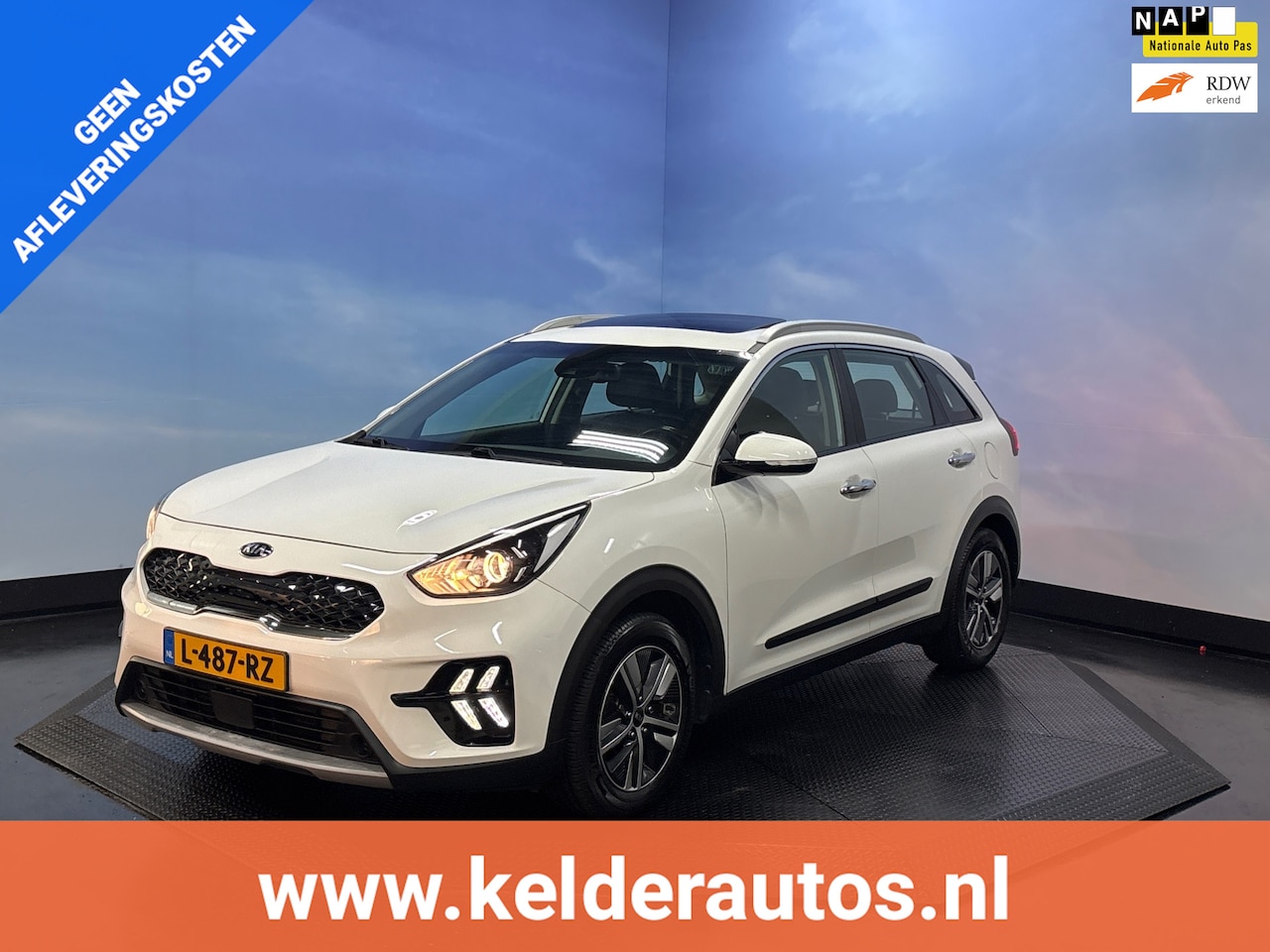 Kia Niro - 1.6 GDi Hybrid DynamicLine Pano, Trekhaak, Camera, Carplay - AutoWereld.nl