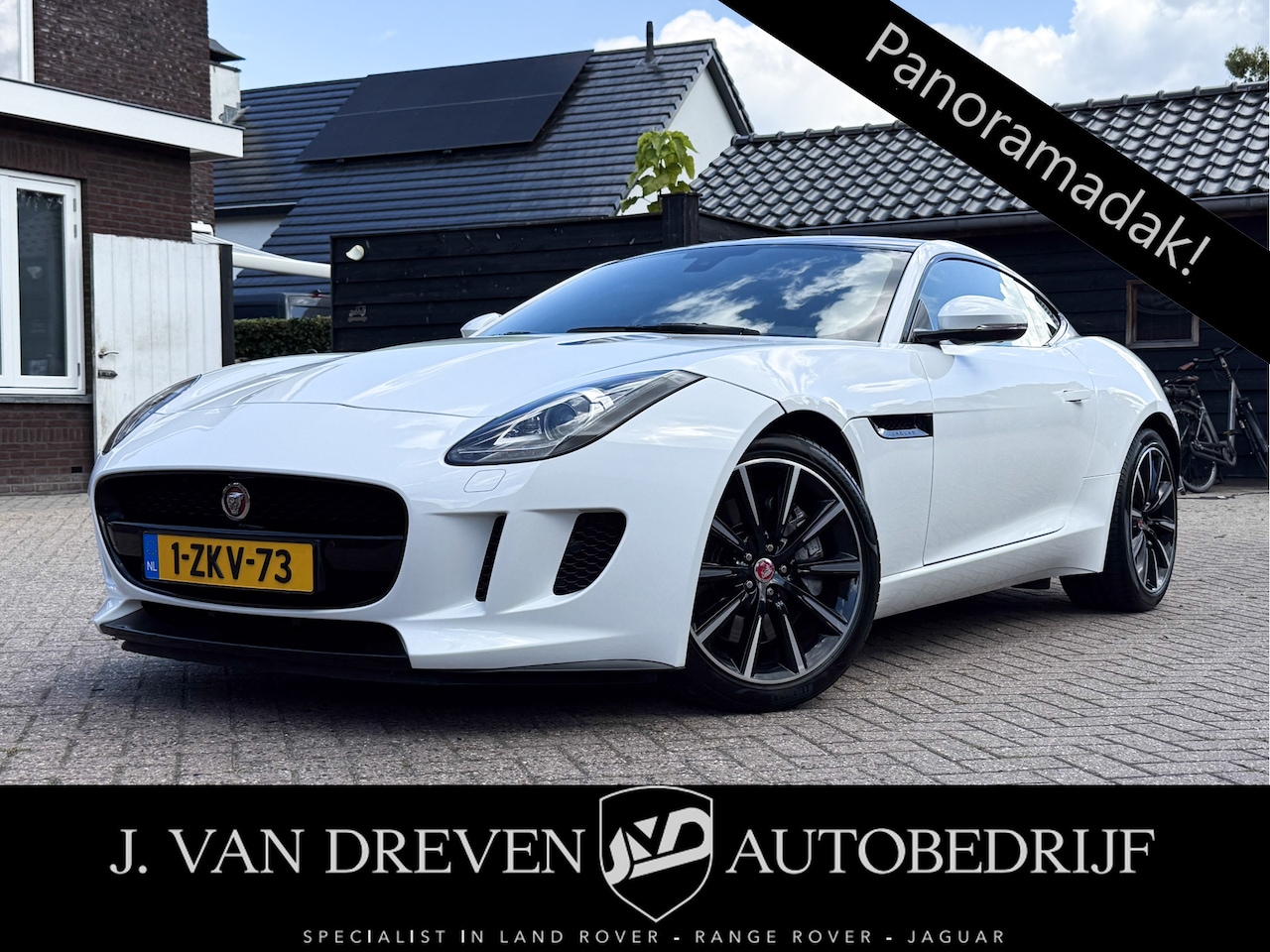 Jaguar F-type - 3.0 V6 S/C Coupé - Carplay, Navi, Cruise, Stoel-stuur verw. Elek verstelb. stoelen, Pano, - AutoWereld.nl