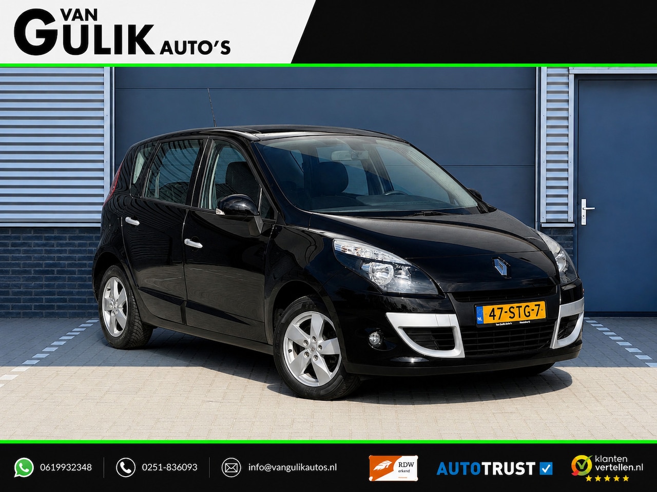 Renault Scénic - 1.6 Dynamique E85 | Pano | Half Leder | Cruise control | Flexi-Fuel | - AutoWereld.nl