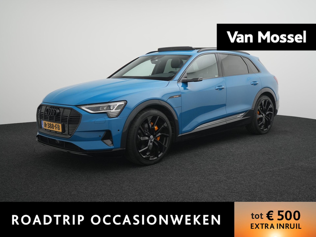 Audi e-tron - e-tron 55 quattro advanced Pro Line Plus 95 kWh AUTOMAAT | PANORAMADAK | LEDER | SPORTSTOE - AutoWereld.nl
