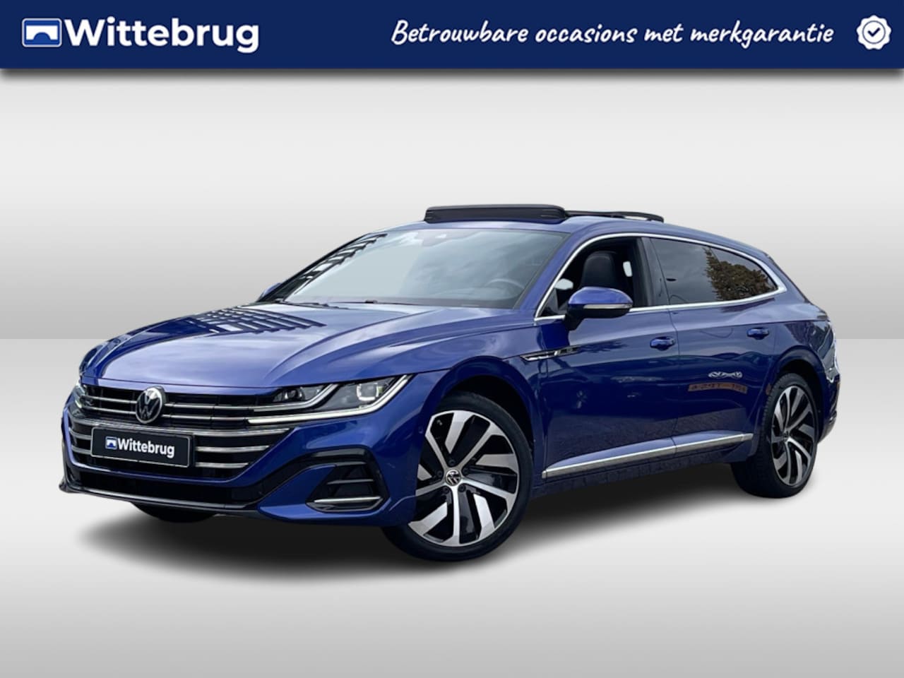 Volkswagen Arteon Shooting Brake - 1.4 TSI 218PK DSG eHybrid R-Line Business+ / Trekhaak / Panoramadak / Leer / Head up Displ - AutoWereld.nl