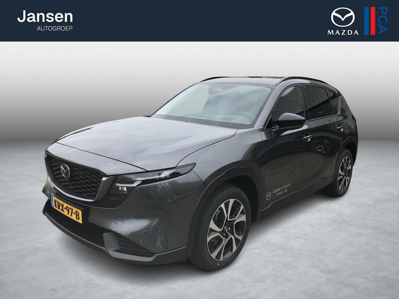 Mazda CX-5 - 2.5 E-SKYACTIV G 141 M HYBRID Exclusive-Line 2.5 E-SKYACTIV G 141 M HYBRID Exclusive-Line , Automaat, Half Leder, 360 Camera, Bose, App - AutoWereld.nl