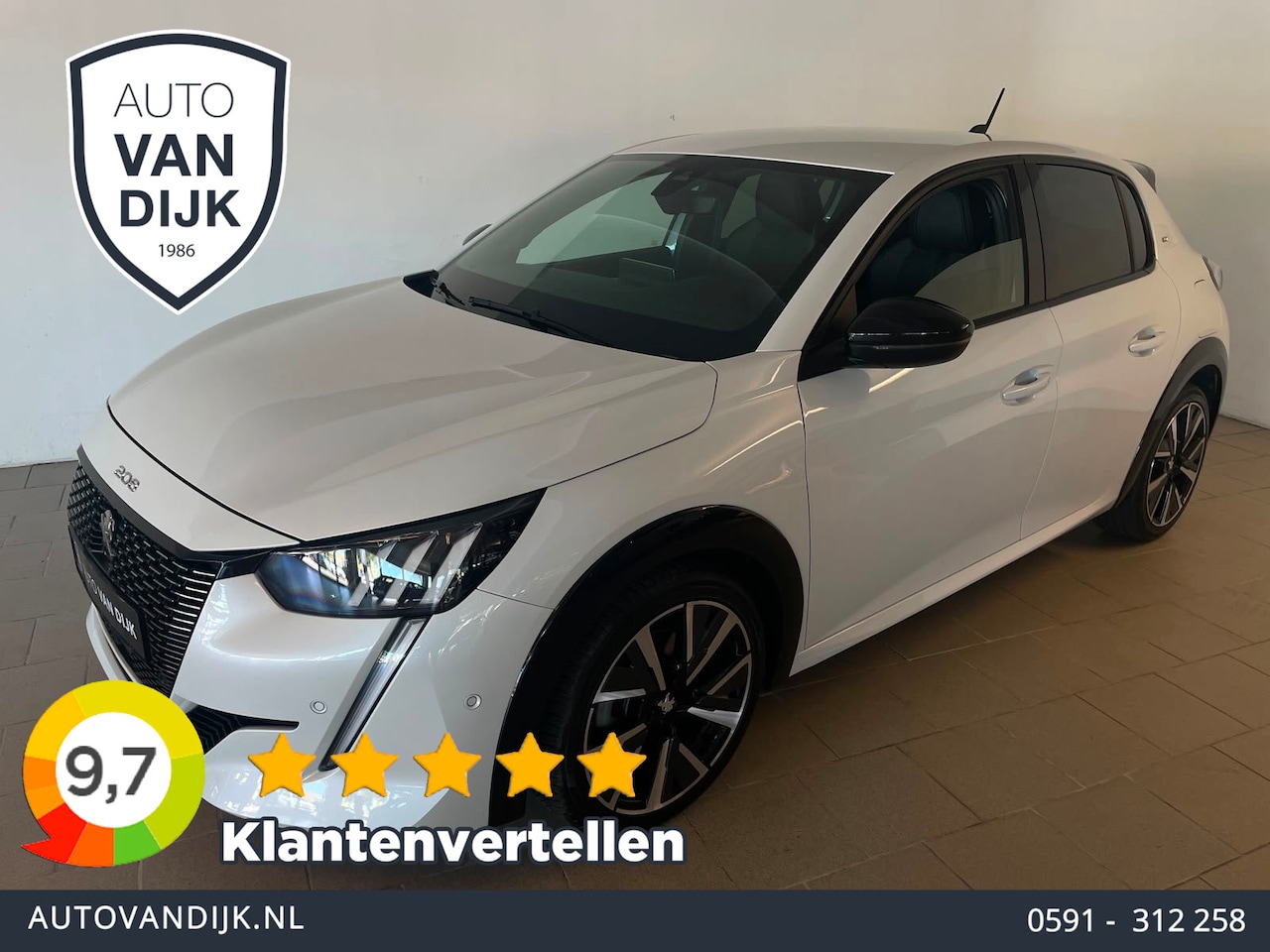 Peugeot 208 - 1.2 PureTech GT Pack AUTOMAAT AIRCO NAVI CRUISE BLUETOOTH MULTI STUUR CAMERA PDC PRIVACYGL - AutoWereld.nl