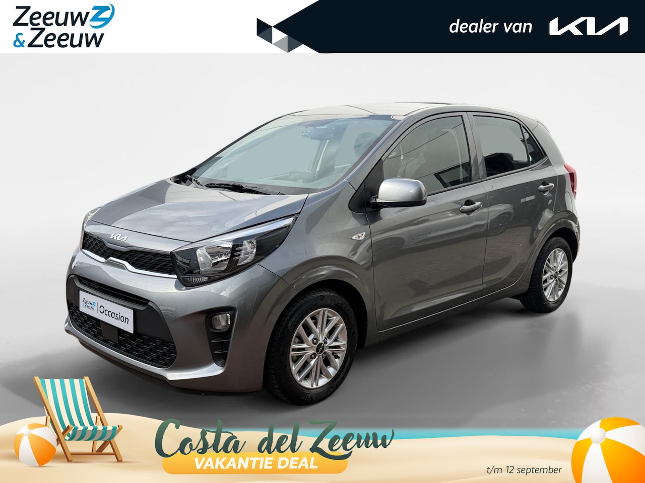 Kia Picanto - 1.0 DPi DynamicLine | Zeer nette auto | 1e eigenaar | Fabrieksgarantie t/m 1-2030 | Dealer - AutoWereld.nl