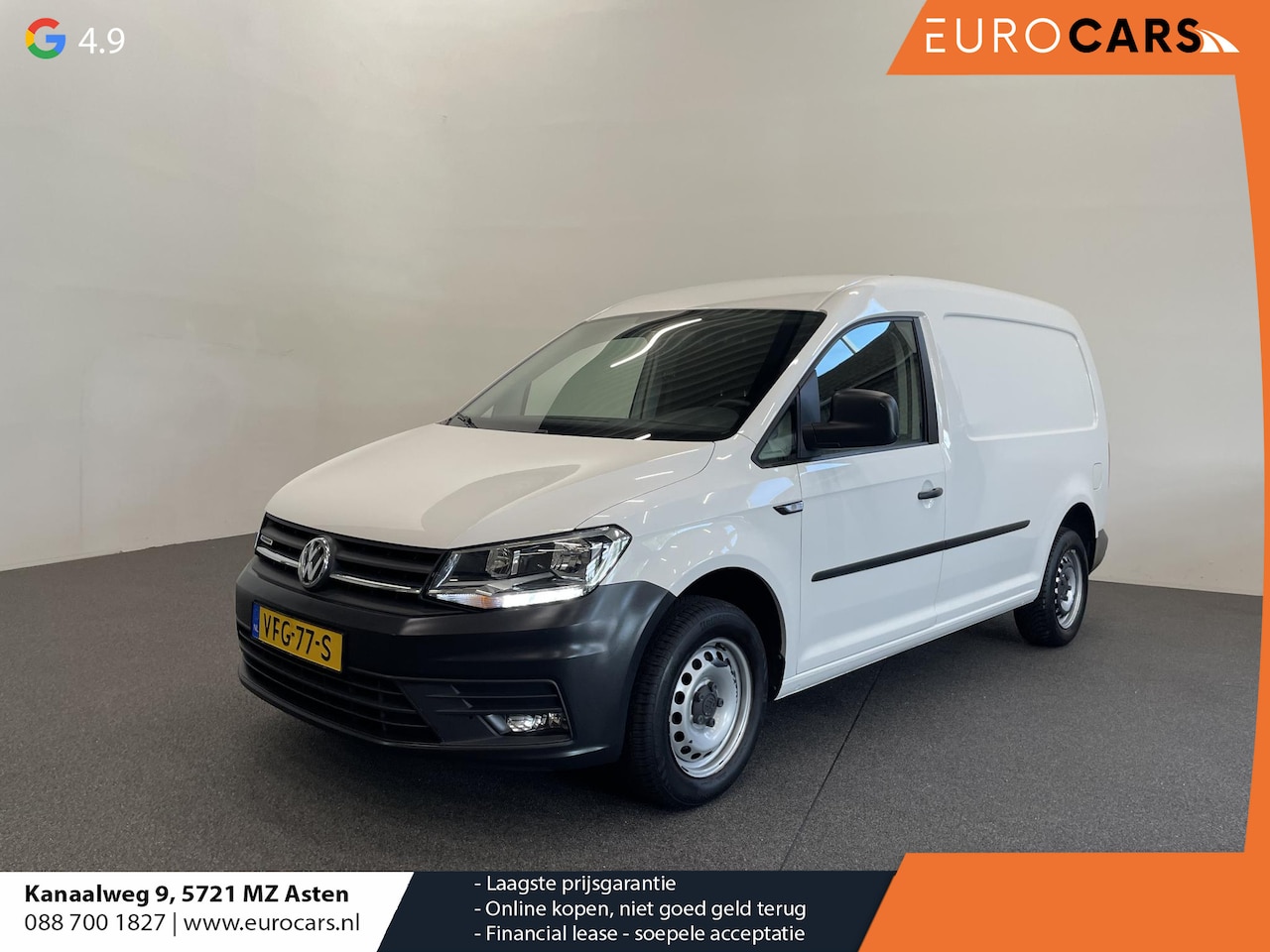 Volkswagen Caddy Maxi - 1.4 TGI L2H1 EcoFuel Comfortline Airco Cruise PDC Verwarmbare voorruit Comfortstoelen Alar - AutoWereld.nl