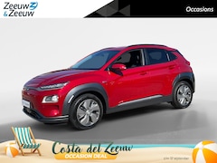 Hyundai Kona Electric - EV Premium 64 kWh | LAGE KM STAND | Leder | Stoel- stuurverwarming | Navi