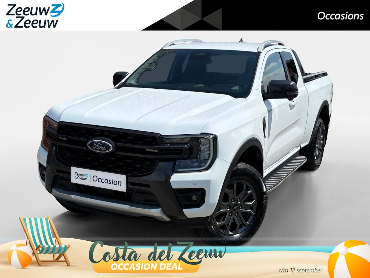 Ford Ranger - 2.0 Super Cab EcoBlue Wildtrak | Adaptieve Cruise Control | Camera | BLIS | Trekhaak | Rol - AutoWereld.nl