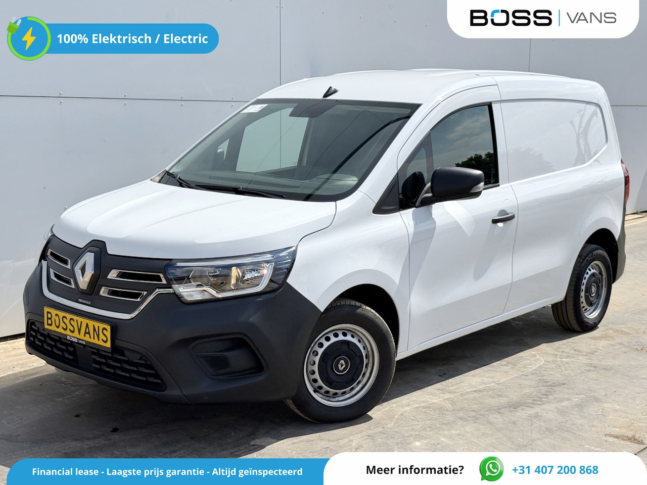 Renault Kangoo E-Tech - 45kWh 122PK L1 300km WLTP Climate Control Carplay Parkeersensoren 360° - AutoWereld.nl