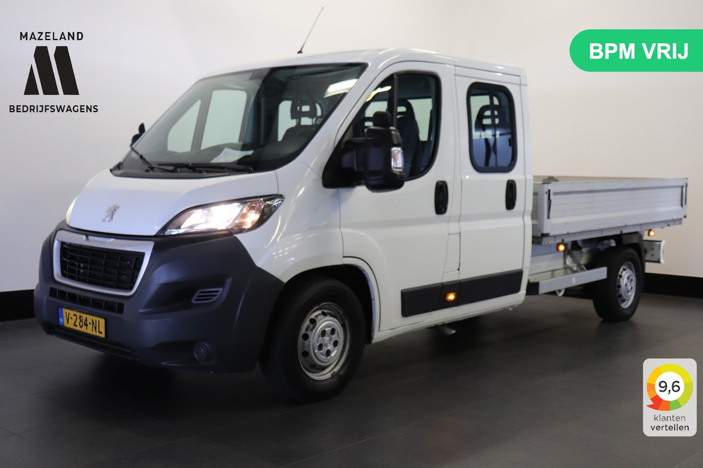 Peugeot Boxer - 2.0 BlueHDI 163PK L3 Dubbele Cabine EURO 6 - Airco - Trekhaak -  € 15.900,- Excl. - AutoWereld.nl