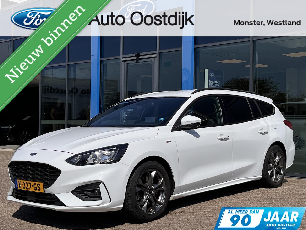 Ford Focus Wagon - 1.0 EcoBoost ST Line 125PK Trekhaak Winterpack Camera Head-Up Parkeersensoren Keyless Clim - AutoWereld.nl