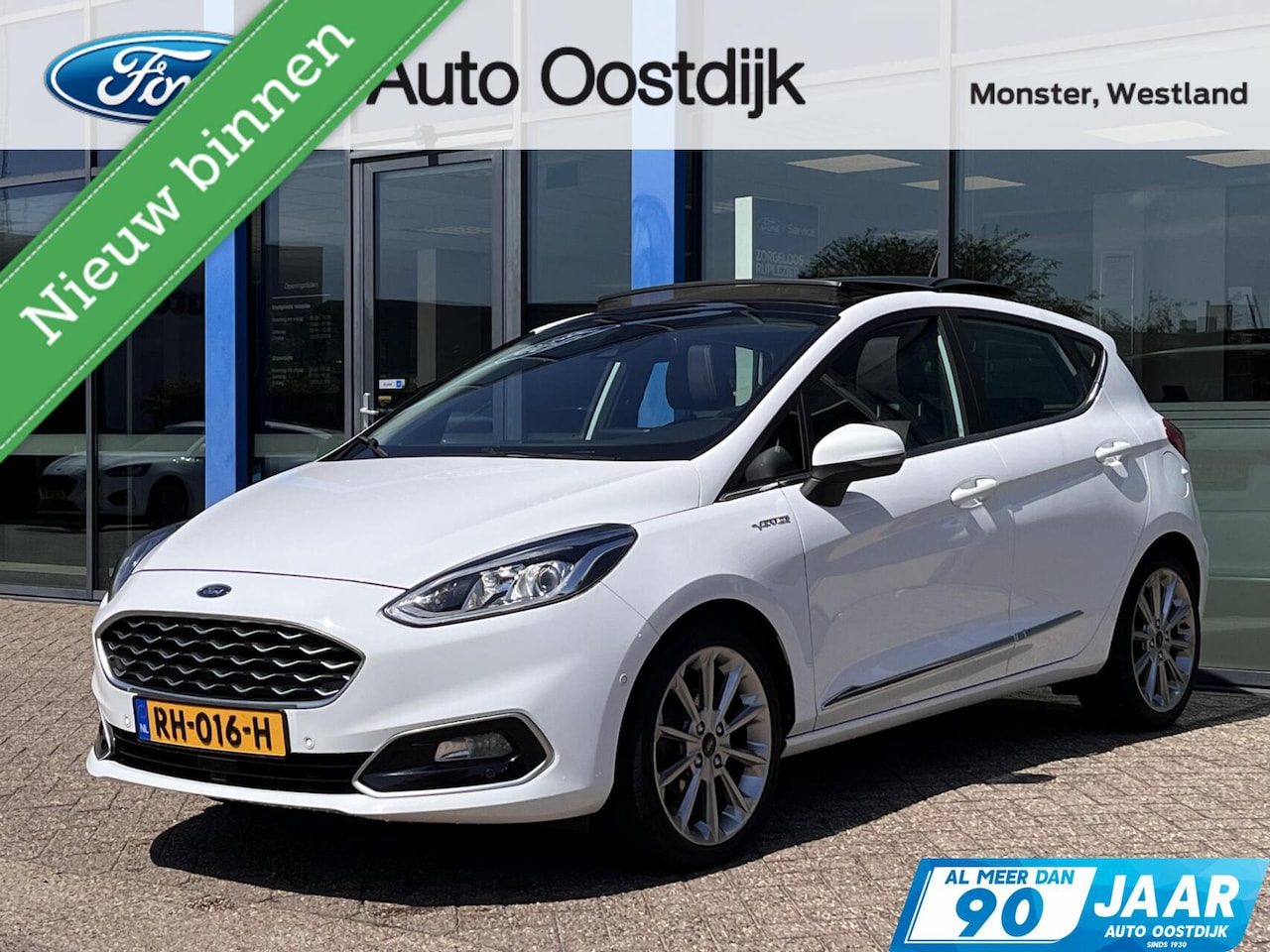 Ford Fiesta - 1.0 EcoBoost Vignale 125PK Nieuwe Distributieriem Panodak Winterpack Adaptieve Cruise Came - AutoWereld.nl