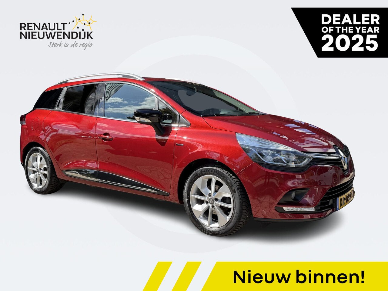 Renault Clio Estate - TCe 90 Limited / DEALER ONDERHOUDEN / NAVI / PDC / CRUISE / AIRCO / PRIVACY GLASS / DAKRAI - AutoWereld.nl