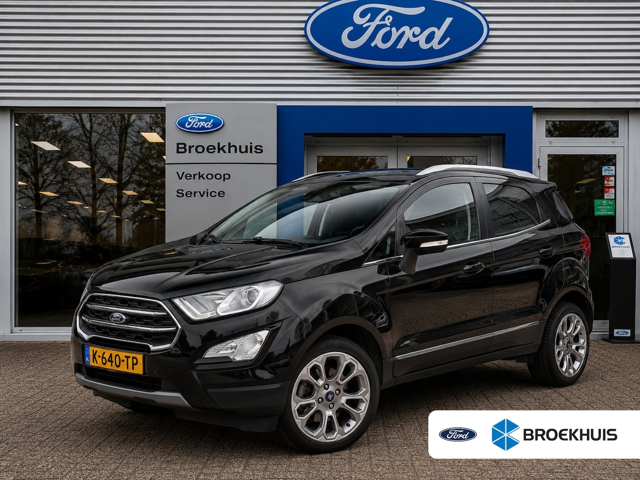 Ford EcoSport - 1.0 EcoBoost Titanium X | AUTOMAAT! | TREKHAAK | PANORAMADAK | CAMERA | WINTERPACK | CRUIS - AutoWereld.nl