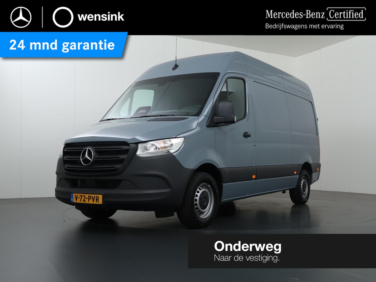 Mercedes-Benz Sprinter - 317 CDI L2 H2 Pro | 3.500kg Trekgewicht | 3 zits | Leder | Achteruitrijcamera | Vloer en W - AutoWereld.nl