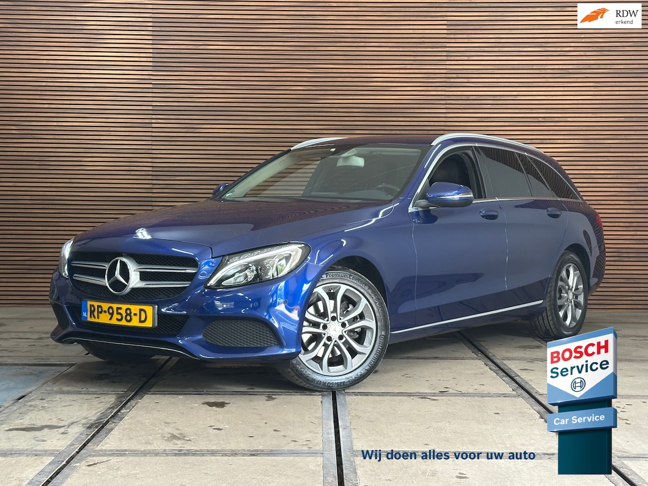 Mercedes-Benz C-klasse Estate - C200 Estate Avantgarde Automaat | LED|Trekhaak|Stoelverwarming|Navi|Camera|Elektrische Ach - AutoWereld.nl