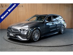 Mercedes-Benz C-klasse Estate - 180 AMG Line Leer Camera Navi LED Nightpack PTS Ambient Elekt. achterklep Elektr. trekhaak