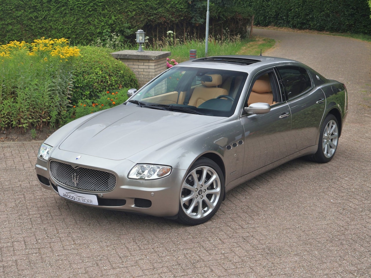 Maserati Quattroporte - 4.2 Duo Select Schuifdak/Alcantara hemel/Top onderhouden - AutoWereld.nl