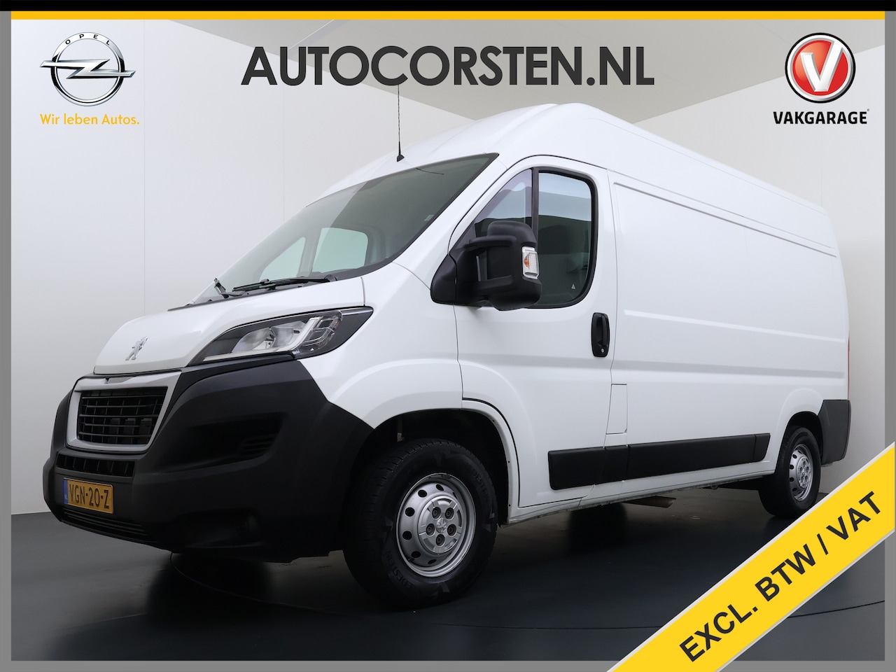 Peugeot Boxer - 330 2.2HDi 141PK L2H2 3-Persoons Euro 6 Trekhaak Camera Airco Navi Cruise Control Pdc Beto - AutoWereld.nl