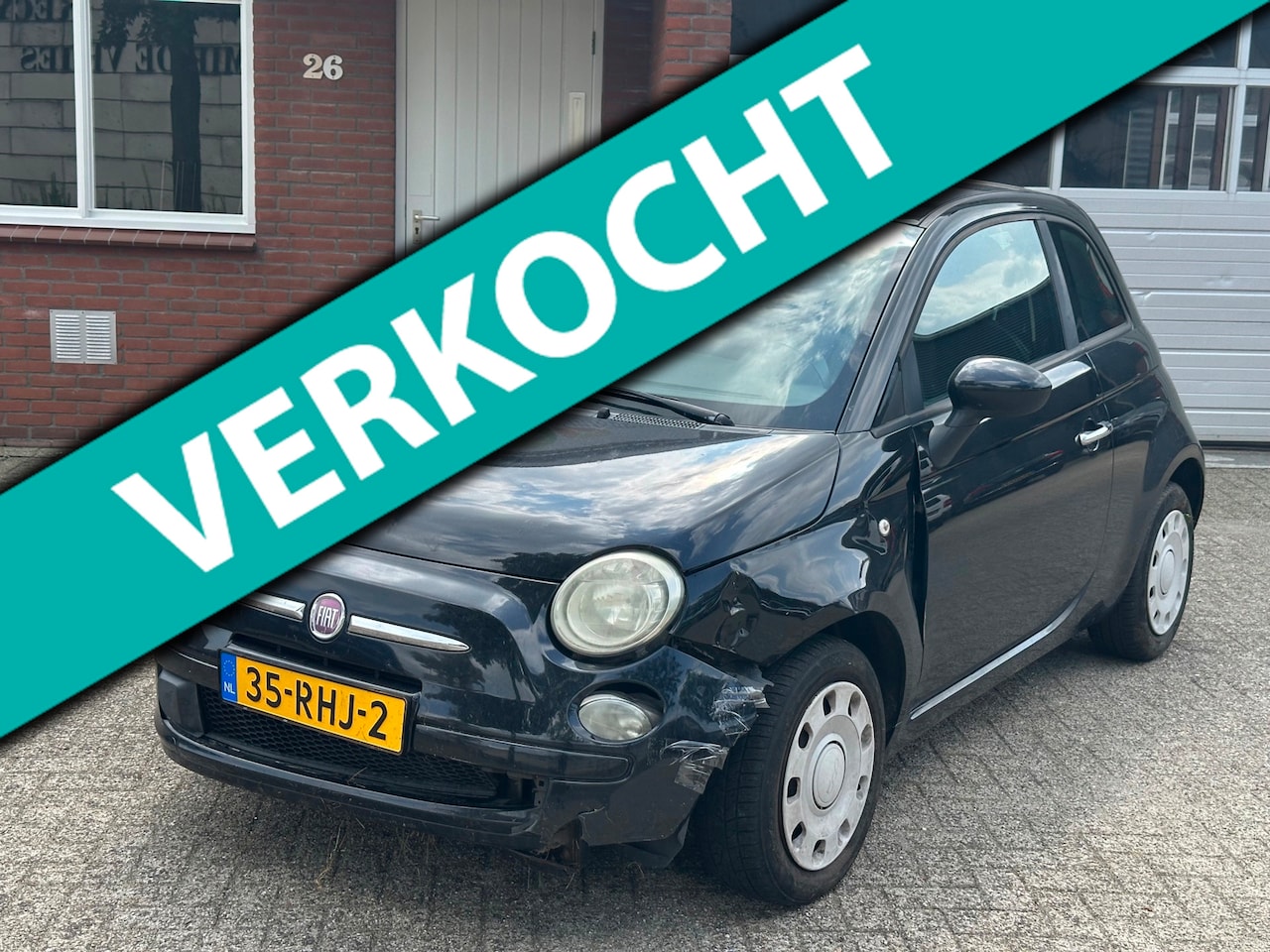 Fiat 500 - 1.2 Pop Automaat lichte schade - AutoWereld.nl