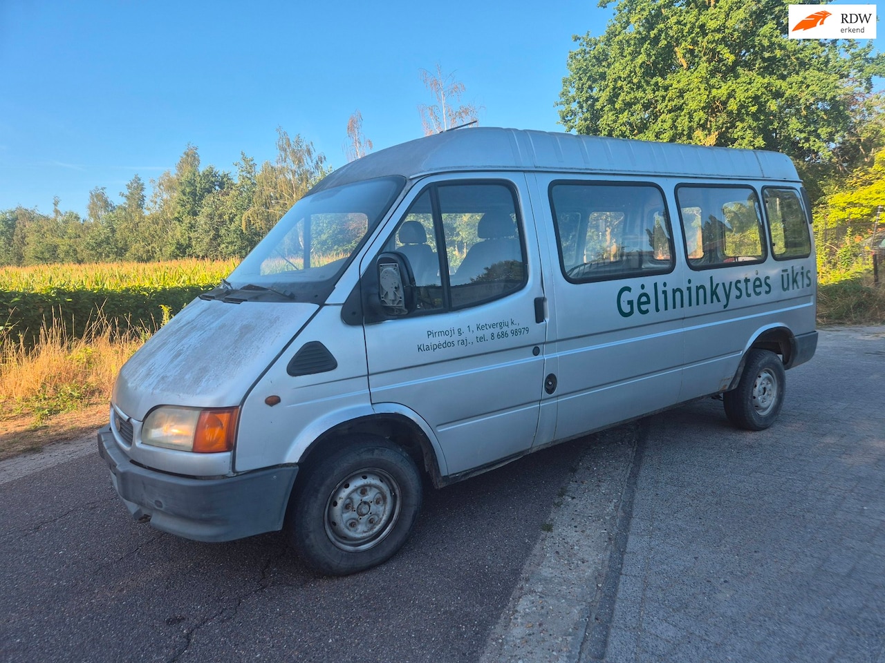 Ford Transit - 2.5 DIESEL MANUEEL LANG HOOG CLEAN CAR - AutoWereld.nl