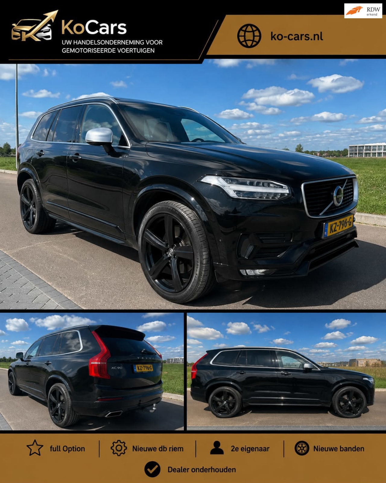 Volvo XC90 - 2.0 T8 Twin Engine AWD R-Design Dealeronderhouden+ Nieuwe Distributieriem - AutoWereld.nl