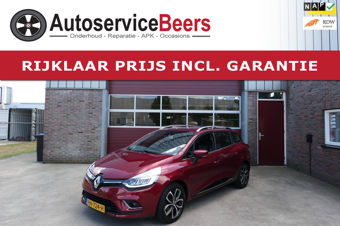Renault Clio Estate - 0.9 TCe Intens 0.9 TCe Intens, Zeer Mooi, LMV, PDC, Navi, Clima, All-seasons banden, Rijklaarprijs incl. - AutoWereld.nl