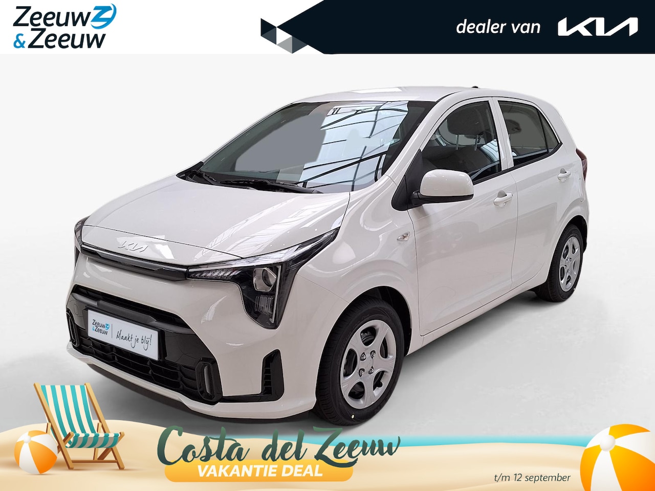 Kia Picanto - 1.0 GDi Comfortline | Airconditioning | Parkeersensoren achterzijde en achteruitrijcamera - AutoWereld.nl