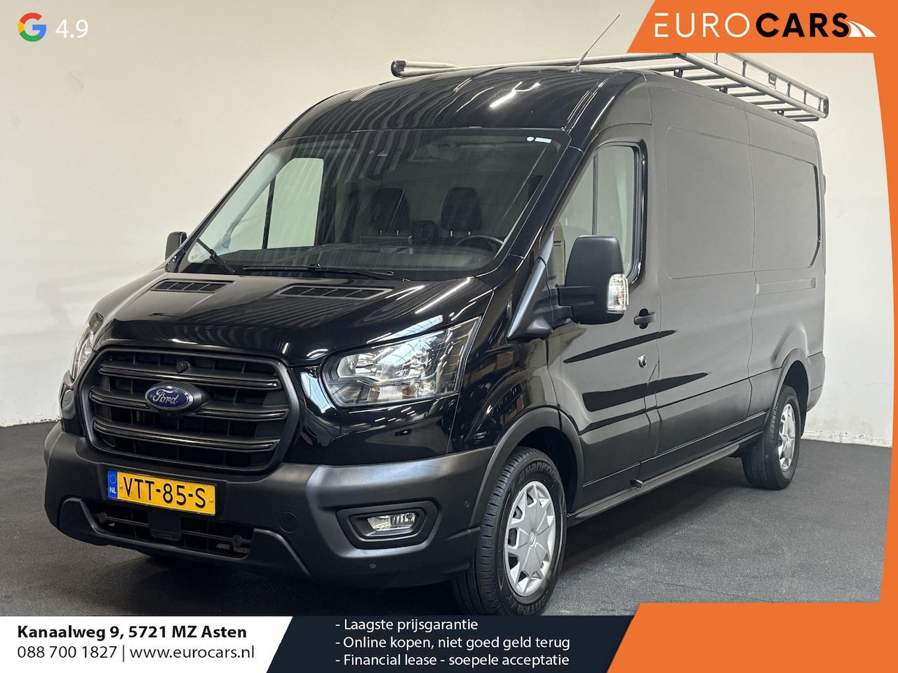 Ford Transit - 330 2.0 TDCI L3H2 Trend Automaat Airco Navigatie Bluetooth Camera V+A DAB+ Cruise Control - AutoWereld.nl