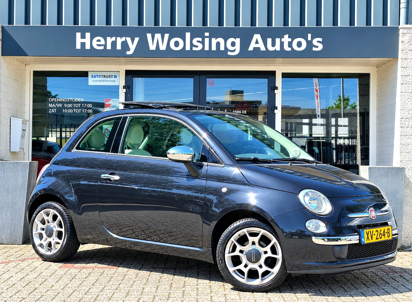 Fiat 500 - 1.2 Lounge Pano / Schuifdak Airco - AutoWereld.nl