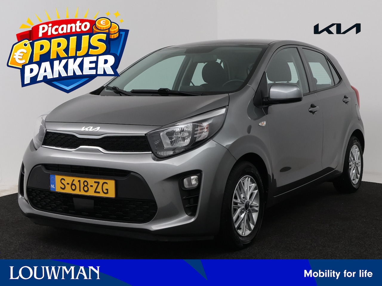 Kia Picanto - 1.0 DPi DynamicLine | Apple Carplay/Android Auto | Camera | Prijspakker | - AutoWereld.nl