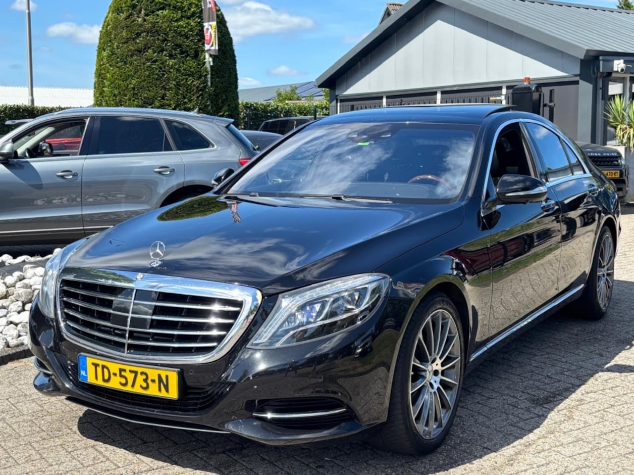 Mercedes-Benz S-klasse - S500 V8 2013 4Matic Zwart Panoramadak Burmester - AutoWereld.nl
