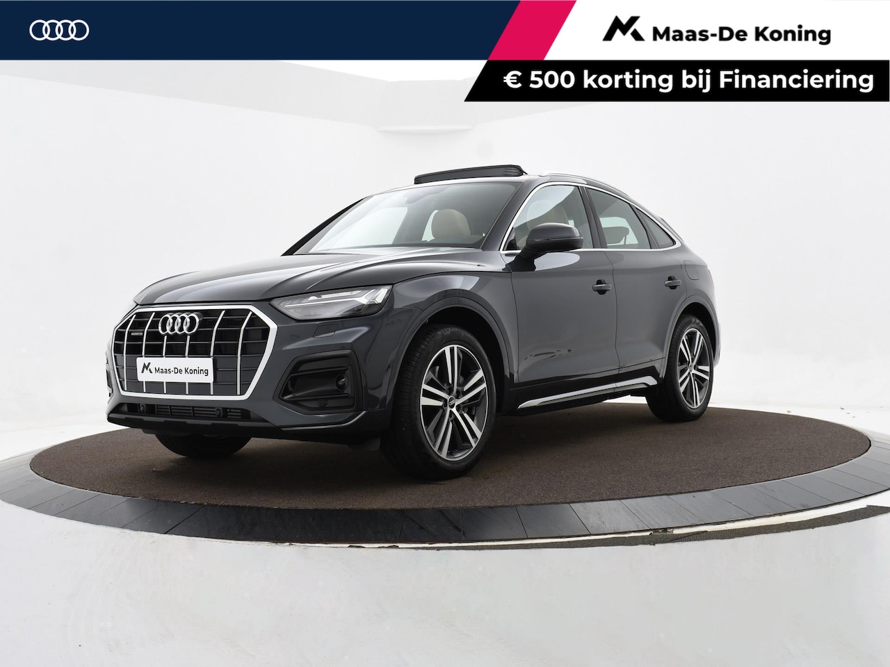 Audi Q5 Sportback - 50 TFSIe 299pk Advanced Edition · Panoramadak · Luchtvering · Camera · Elek. Stoelen · Mat - AutoWereld.nl