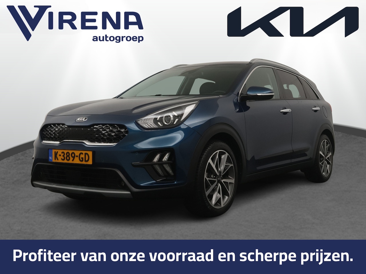 Kia Niro - 1.6 GDi Hybrid DynamicPlusLine - Trekhaak - Stoel/stuurverwarming - Camera - AppleCarplay - AutoWereld.nl