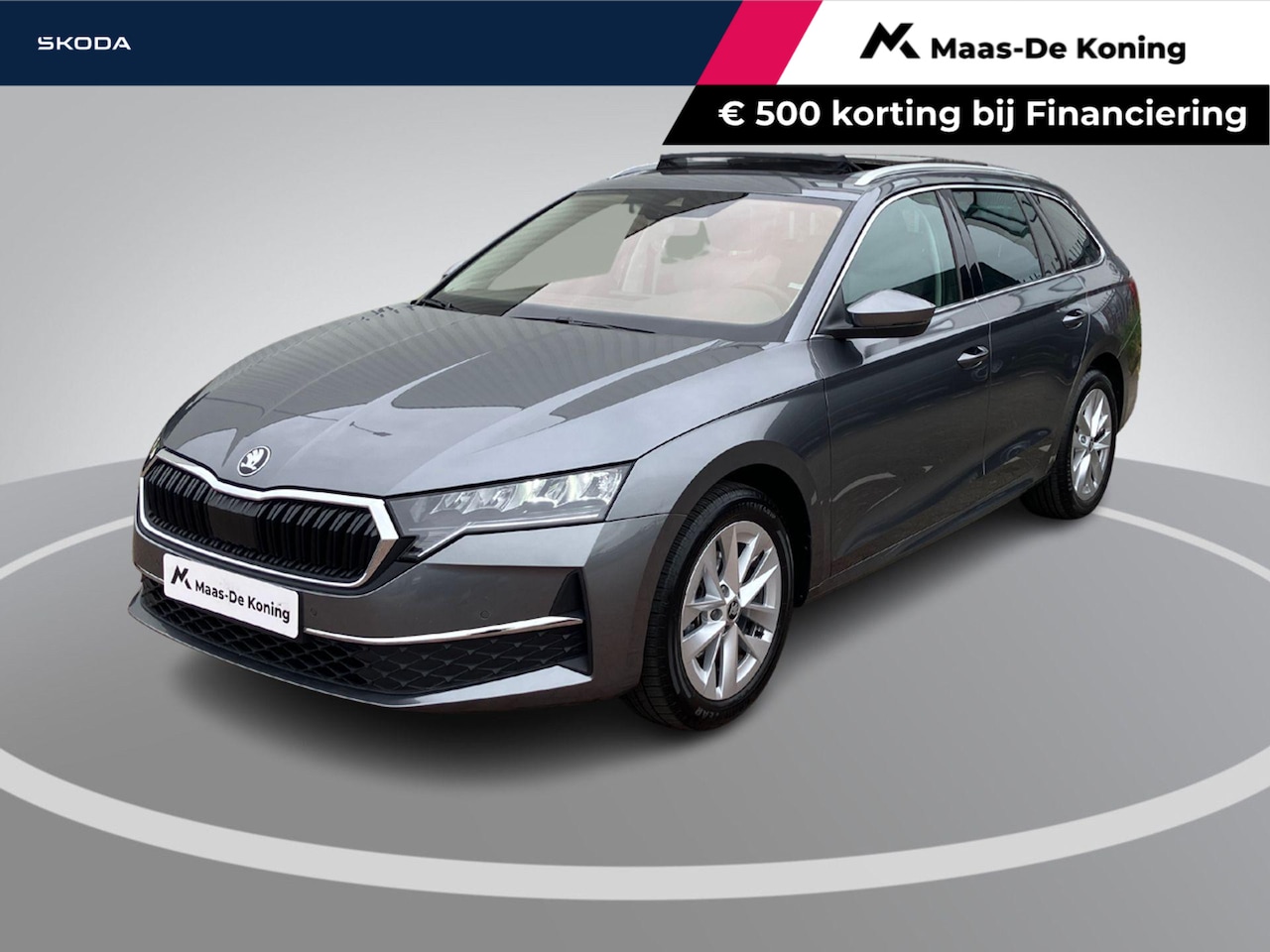 Skoda Octavia Combi - 1.5TSI/150PK MHEV FL Design DSG · Panoramadak · Camera + Parkeersensoren · Apple/Android C - AutoWereld.nl