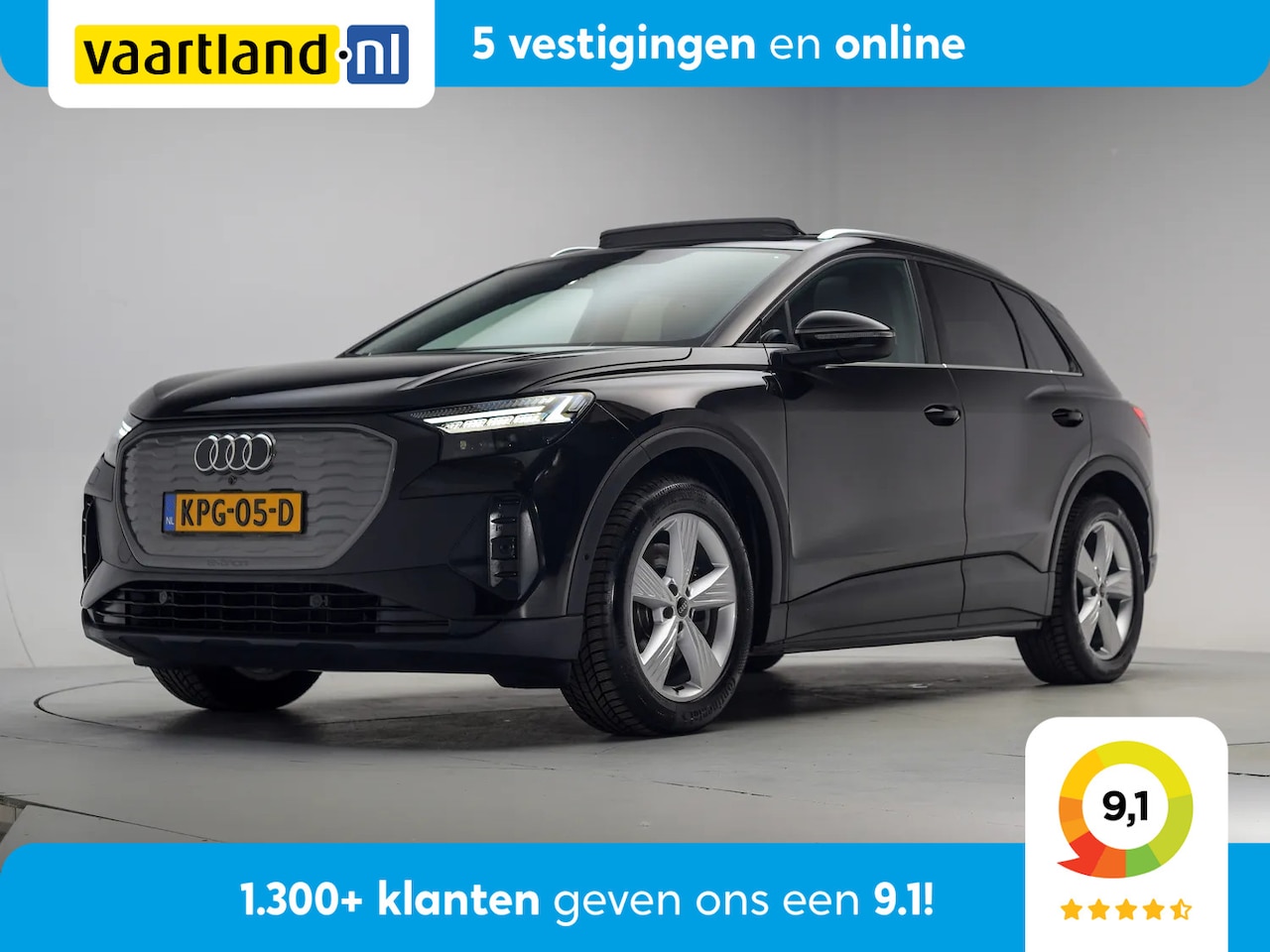 Audi Q4 e-tron - 40 Advanced Sport 3-Fase [ Panorama LED Virtual Sportstoelen Stoelverwarming ] - AutoWereld.nl