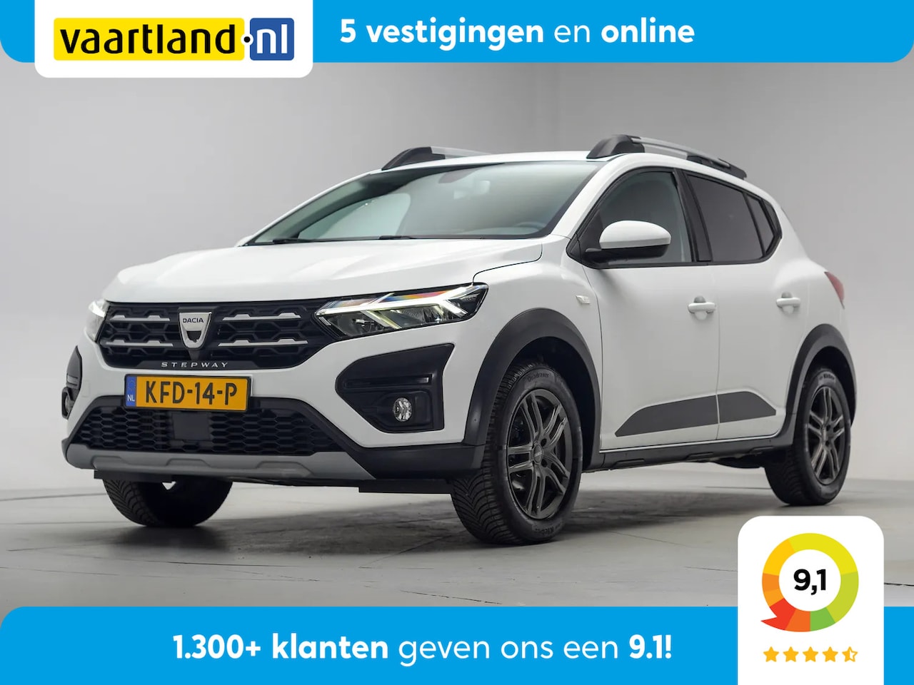 Dacia Sandero Stepway - 1.0 TCe 90 Aut. [ Navi Stoelverwarming Carplay ] - AutoWereld.nl