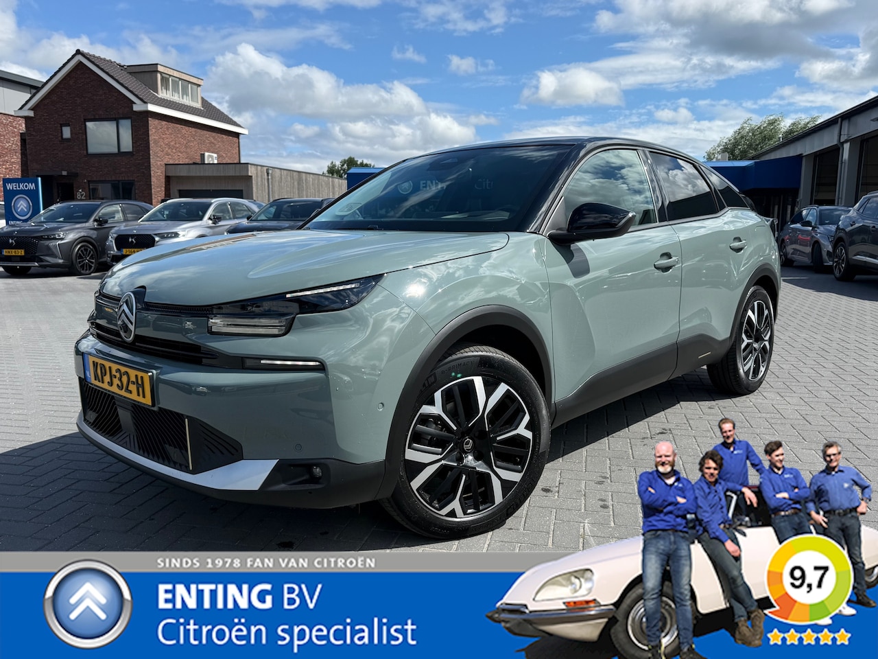 Citroën Ë-C4 - MAX 156 EXTENDED RANGE 54KWH 360CAM HEAD UP LEER - AutoWereld.nl