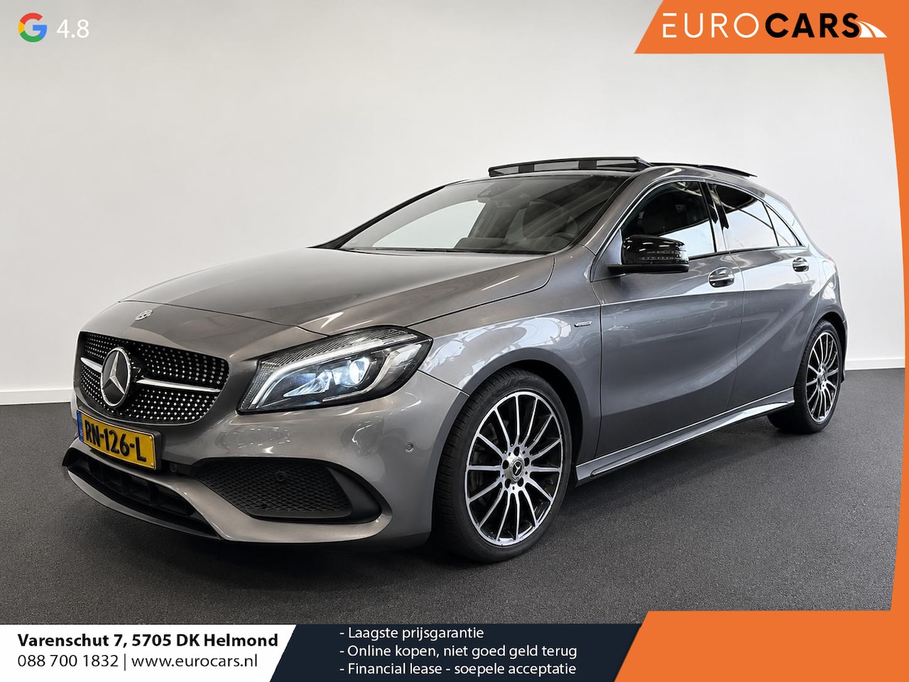 Mercedes-Benz A-klasse - 180 AMG Edition Night Pack Panoramadak Navigatie Apple CarPlay Android Auto Camera Parkeer - AutoWereld.nl