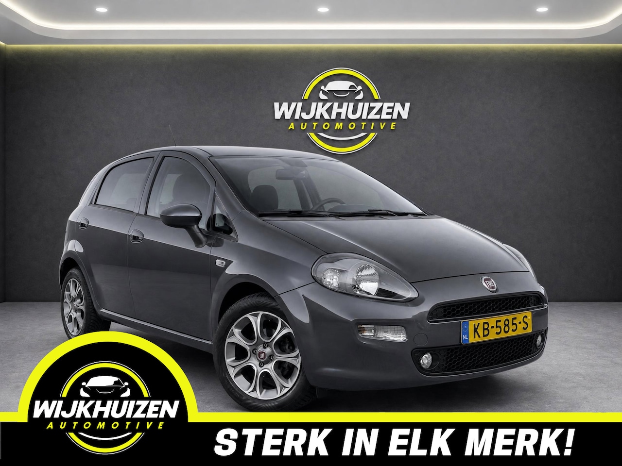 Fiat Punto Evo - 0.9 TwinAir Lounge met Climate !!! Stoelverwarming !!! Cruise !!! - AutoWereld.nl