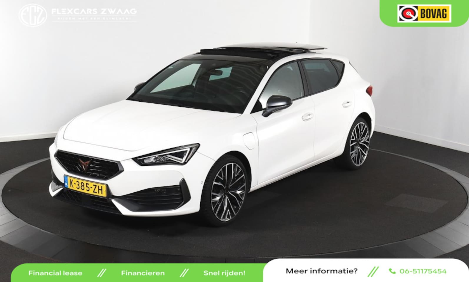 CUPRA Leon - 1.4 e-Hybrid VZ Performance - Automaat - Pano/Schuifdak - Navi - org.NL - AutoWereld.nl