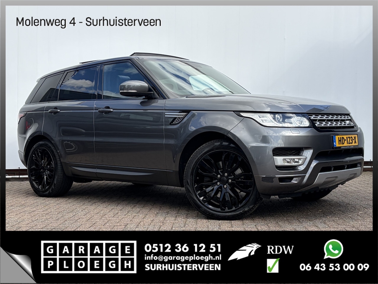 Land Rover Range Rover Sport - 3.0 TDV6 HSE Dynamic Trekhaak Pano Meridian Camera Stoel/Stuurverw Voll.Onderhoud! - AutoWereld.nl