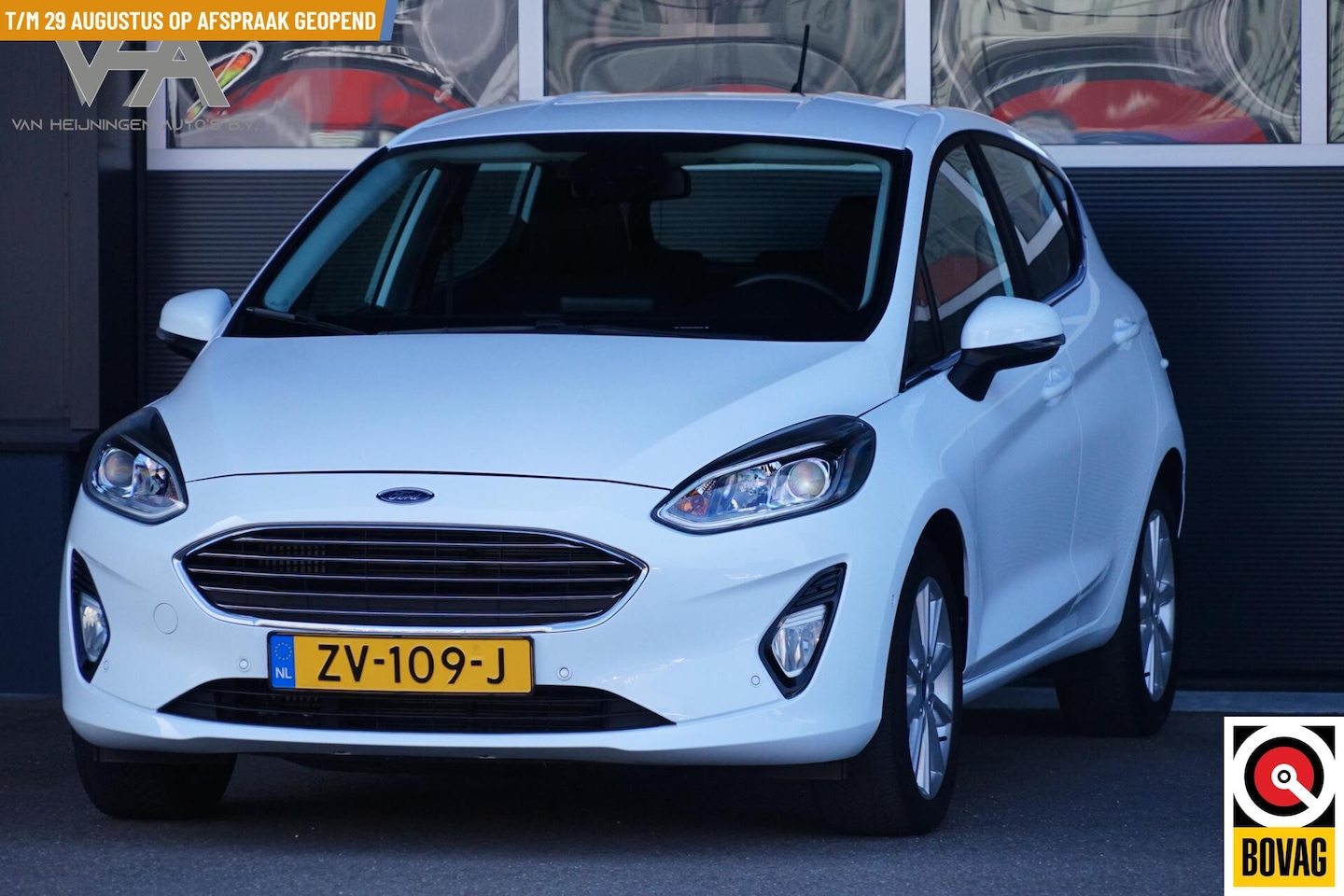 Ford Fiesta - 1.0 EcoBoost Titanium 1.0 EcoBoost Titanium, NL, CarPlay, clima, camera - AutoWereld.nl