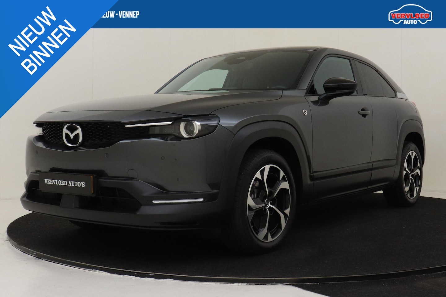 Mazda MX-30 - E-SKYACTIV R-EV 170 EXCLUSIVE-LINE -ADAP.CRUISE|HEAD-UP DISP.|STOEL/STUURVERW.|MEMORY-SEAT - AutoWereld.nl