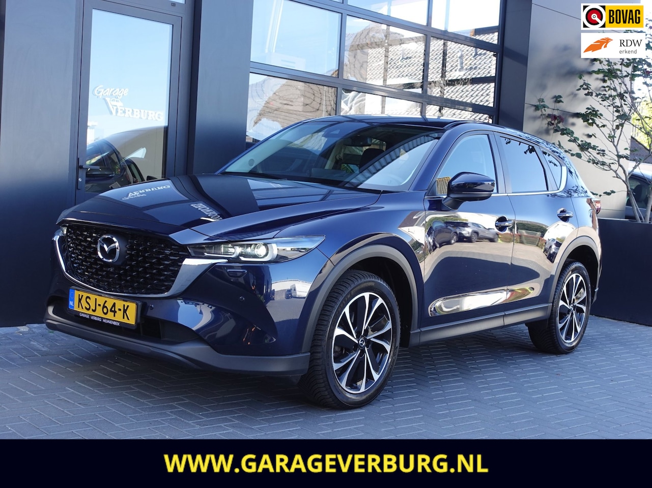 Mazda CX-5 - 2.5 SkyActiv-G 194 Signature (Navi/Carplay,Camera360,Cruise,Parkeersensoren,HUD,Keyless,St - AutoWereld.nl
